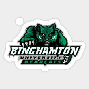 Binghamton University Bearcats Dripping logo Sticker